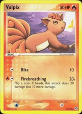 Pokemon Vulpix 72/106 Emerald LP [LJS2HL] picture