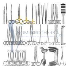 43 Pcs Vaginal Surgery Instrument Set – OBGYN Kit Stainless Steel German picture
