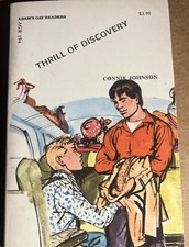 THRILL OF DISCOVERY- 1988 CONNIE JOHNSON -AGREADERS VTG PULP NOVEL GAY INTEREST picture