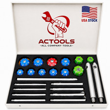 Large Carbide Mounted Valve Seat Cutter Set 30 45 70 (20 Degrees)  ACTOOLS picture