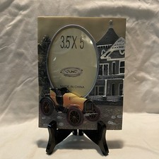 Antique Car 3D Picture Frame Fits 3.5” X 5” Photo picture