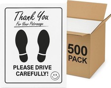 Disposable Paper Car Floor Mats Heavy Duty Waterproof Professional Auto 500pk picture