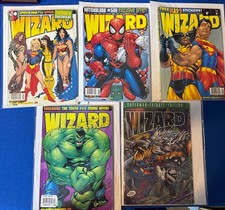 Wizard Magazine Lot #83-86 + Superman Tribute Edition (Wizard, 1998) VG/F B & B picture