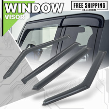 Tape-On Window Visor Shade Vent Wind Rain Deflector Guard fit 10-13 Kia Soul Am picture