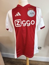 Ajax 2024/25 Home Football Shirt Adidas Mens Large L NWOT JP7448 picture