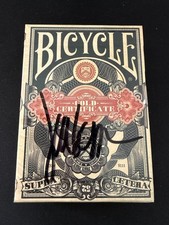 Federal 52 Gold Certificate (Signed OG) Playing Cards Deck by Kings Wild Project picture