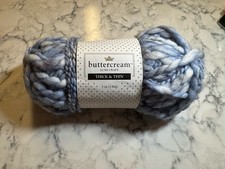 Buttercream Luxe Thick And Thin Wool/Acrylic Yarn - Blue picture