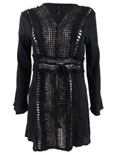 Raviya Women's Crochet Tunic Dress Swim Cover-Up picture