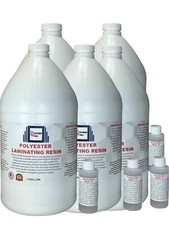 Polyester Resin 5 Gallons For Boats RV's Canoes Fiberglass Autos Boats Pools picture