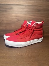 Vans SK8-Hi MTE Custom Cold Weather Waterproof Red Suede. New. Sz 12. No box. picture