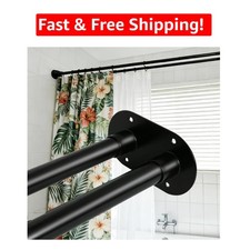 Heavy Duty Rustproof Double Shower Curtain Rod 30-105 picture