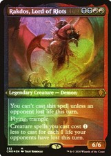 RAKDOS LORD OF RIOTS ETCHED FOIL+ 10 Random Rares MTG Magic the Gathering xmas picture