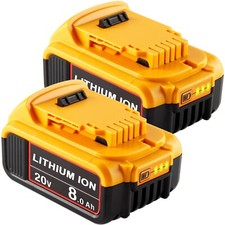2Pack Lithium Ion Battery For DeWalt 20V 20 Volt Max 8.0AH DCB205 DCB206 DCB200 picture