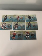 1999-00 Pacific Home & Away Insert Lot 8 Jagr Hasek Lindros Forsberg Selanne picture