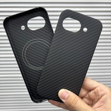 Magnetic Real Aramid Carbon Fiber Case for Google Pixel 10A Matte Armor Cover picture