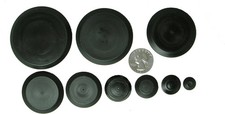 50 Piece Flush Mount Black Hole Plug Assortment for Auto Body and Sheet Metal picture