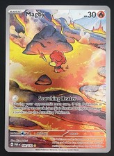 Pokemon TCG SV04 Paradox Rift Magby 186/182 IR - English picture