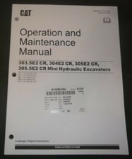 CAT CATERPILLAR 303.5E2 304E2 305E2 305.5E2 CR OPERATION & MAINTENANCE MANUAL  picture