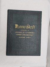Minnesskrift Swedish Evangelical Lutheran Church Gowrie Iowa Webster Co 1921 picture