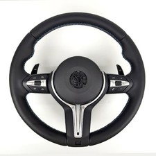 M Style Leather Steering Wheel For BMW F30 F33 F20 F21 F15 F22 F25 F16 M2 M3 M4 picture