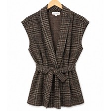 Skies Are Blue Curve Belted Knit Vest Women 3X NW0T picture