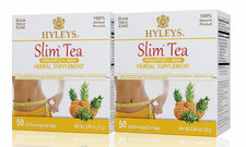 (2 PACK BUNDLE) Hyleys Slim Tea 50 CT Weight Loss Pineapple Supp (100 TEA BAGS) picture