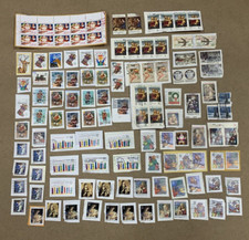 Vintage 116pc US Postage Stamp Lot Christmas Greeting 1950's 60's 70's 80's 90's picture