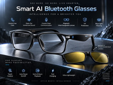 Bluetooth Smart Glasses Audio Sunglasses Open-Ear Speaker Hands-Free Calls Music picture