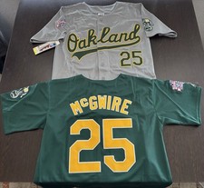 Mark McGwire Oakland Athletics 1989 World Series Men's Jersey Ships Same Day picture