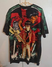 Vintage Style Akira AOP T Shirt Tetsuo Kaneda Anime All Over Print XL picture