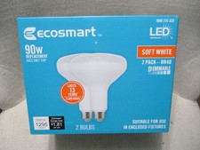(2-Pk) EcoSmart Dimmable Energy Star LED Light Bulb Soft White BR40 90W Eqv picture