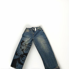 🔥 YoungLA x Naruto Kakashi Denim Jeans (Size L) - New With Tags 🔥 picture