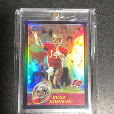 Topps Chrome Brad Johnson Refractor #95 Serial #292/599 Tampa Bay Buccaneers picture
