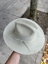 Vintage Resistol 5X Beaver Self-Conforming Cowboy Hat Texas Union 7 3/8 Gray picture