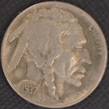 1937 S  XF  Buffalo Nickel #2 picture