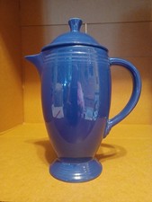 Vintage Fiesta Orig Cobalt Blue Coffee Pot W/Lid. '36-59. No Chips/Cracks. picture