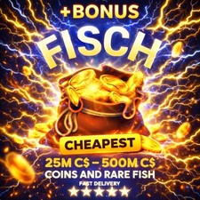 FISCH COINS C$ 🐟 Roblox 🐟 + BONUS | 🟢ONLINE🟢⚡CHEAPEST⚡🚚Fast Delivery🚚 FISH picture