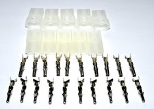2 Pin .093 Molex Connector Kit, 5 Sets, w/14-20 AWG .093
