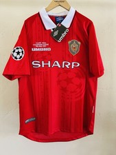 David Beckham Manchester United Champion League Final 1998/99 Home Kit picture
