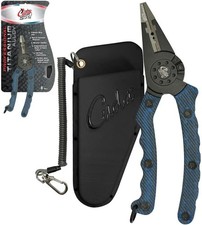 Cuda 8in Pro Fishing Pliers Titanium Alloy Jaws Hard Sheath & Lanyard Tool 18342 picture