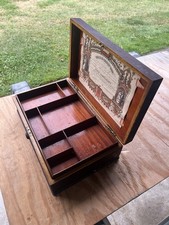 Antique 1851 Marriage Certificate Keepsake Memory Box – Syracuse NY – Original picture