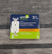 Leviton GFTR1-3W White 15A 125V Thermoplastic Tamper Resistant GFCI Receptacle*O picture