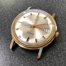 Vintage 70s Timex Electric Date Men's Watch - Running picture