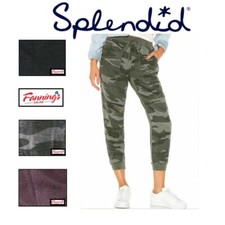SPLENDID Ladies' Elastic Waist Drawstring Front Pocket Joggers - B35 picture