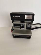 Vintage Polaroid Sun 600 LMS Instant Film Camera with Strap Untested picture