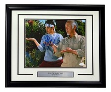 Ralph Macchio Signed Framed 11x14 The Karate Kid Mr. Miyagi Photo 2 JSA picture