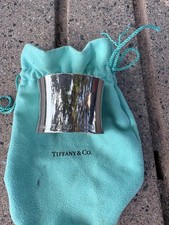 Authentic Tiffany & Co. 1837 Wide Concave Cuff Bracelet Sterling Silver 925 picture