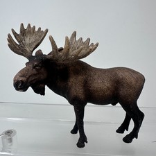 Schleich Moose Figure Brown Deer Wildlife Safari Zoo Animal Figurine Toy 5