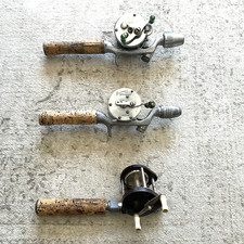 Pflueger Akron 1894, Ocean City 21, Shakespeare 1920 Wondereel Baitcasters picture