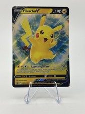 The Pokémon Company Pokemon TCG Pikachu V SWSH198 SWSH Promo Holo 190 HP NM picture
